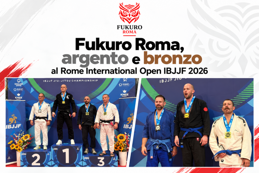 Fukuro Roma, argento e bronzo al Rome International Open IBJJF 2026